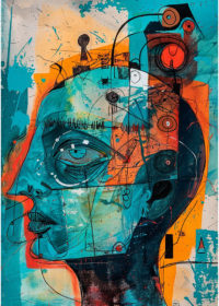 Abstract Mindscape Miro Stijl