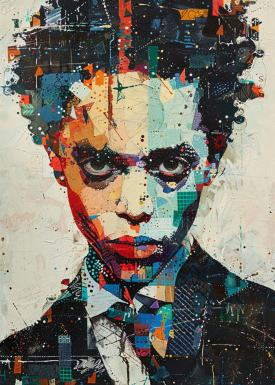 Urban Man Expression Geometrische Stijl