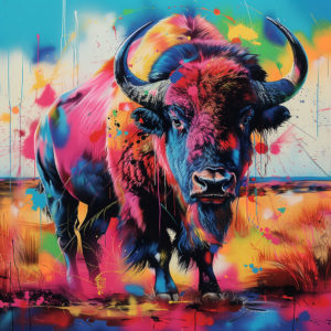 Majesty - Pop Art Buffalo