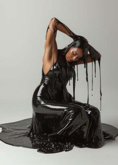 Vloeibare Elegantie Zwarte Glans