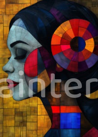 Elegance Dame Met Cirkel