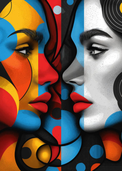 dualiteit-van-kleuren-portret